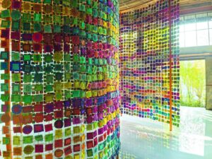 Hängender Raumteiler aus Stoff | Paola Lenti