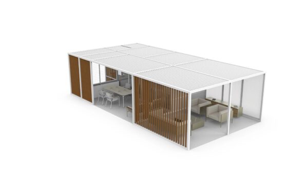 Freistehende Terrassenüberdachung aus Aluminium | GANDIABLASCO | Pergolas - Image 6