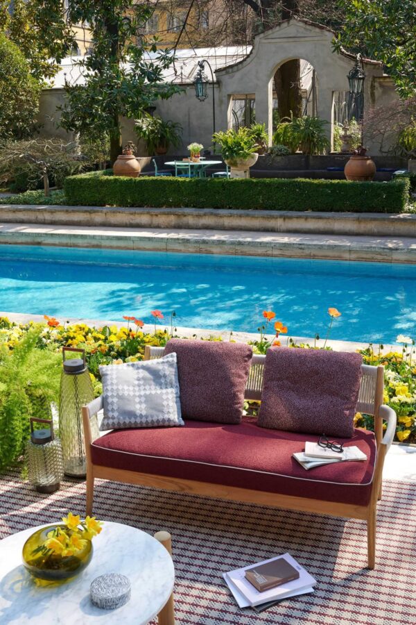 2-Sitzer Gartensofa aus Stoff | Cassina | Dine Out - Image 5