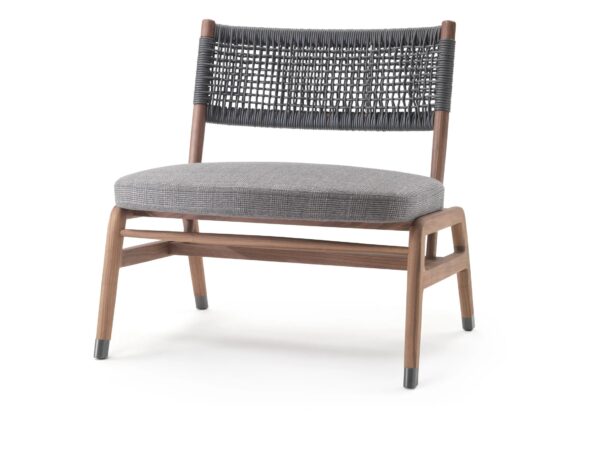 Loungesessel aus massivem Holz mit gepolsterter Sitzfläche | Flexform | Ortigia - Image 2