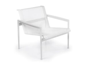 Lounge Gartensessel aus Netzstoff mit Armlehnen | Knoll | 1966