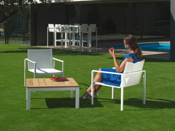 Lounge Gartensessel aus Batyline® mit Armlehnen | Royal Botania | Alura - Image 3