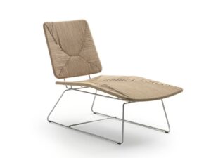 Chaiselongue aus Stroh | Flexform | Echoes