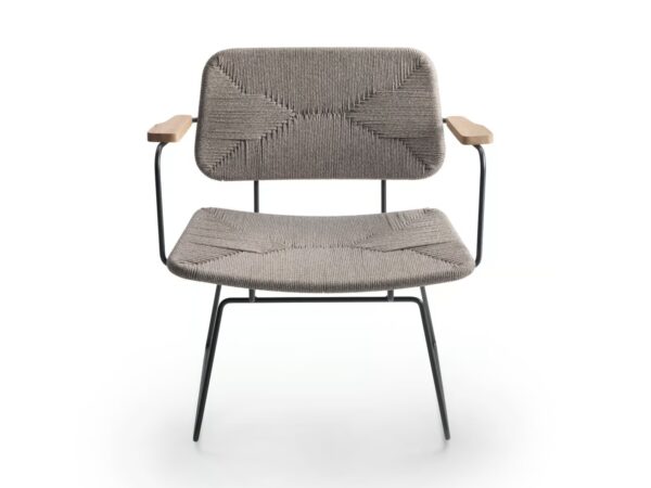 Loungesessel mit Kufengestell mit Armlehnen | Flexform | Echoes Outdoor