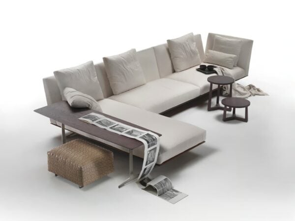 Sofa aus Stoff mit Récamiere | Flexform | Evergreen - Image 2