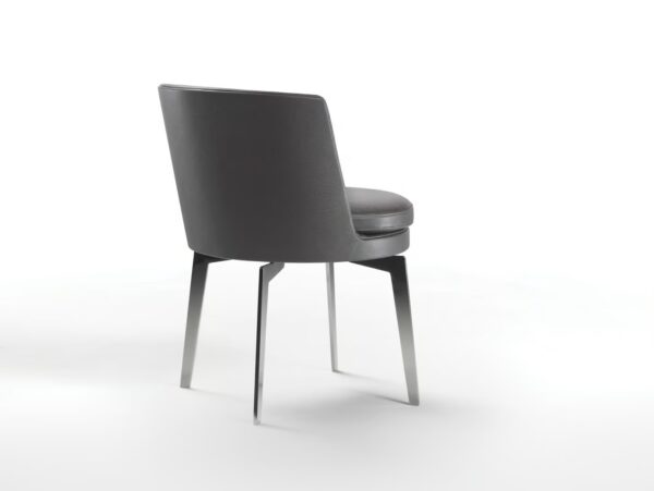 Stuhl aus Leder mit gepolsterter Sitzfläche | Flexform | Feel Good - Image 2
