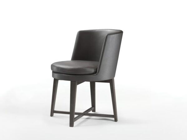 Stuhl aus Leder mit gepolsterter Sitzfläche | Flexform | Feel Good - Image 3