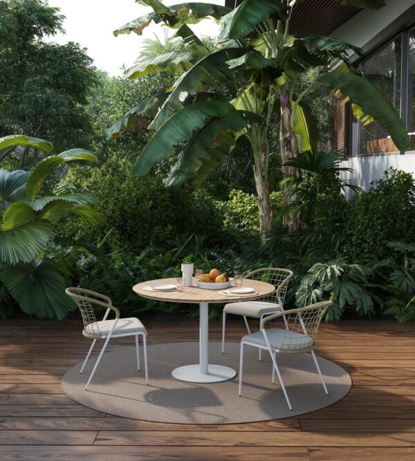 Gartenstuhl aus Aluminium mit Armlehnen | Royal Botania - Image 3