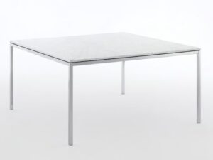 Quadratischer Tisch aus Stahl | Knoll | Florence Knoll