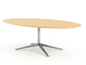 Schreibtisch aus Holzfurnier | Knoll | Florence Knoll
