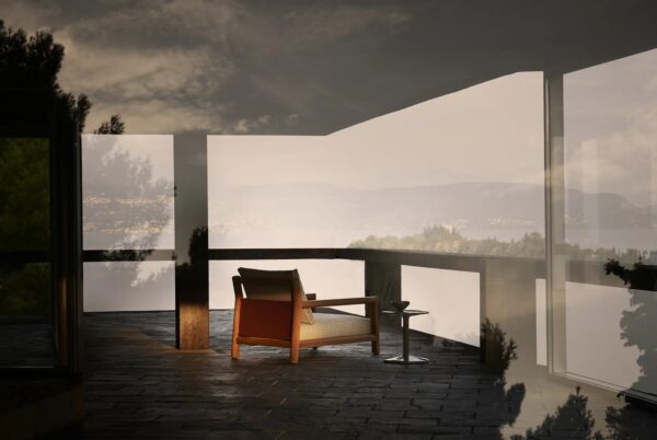 Gartensessel aus Teakholz mit Armlehnen | B&B Italia Outdoor | Pablo - Image 5