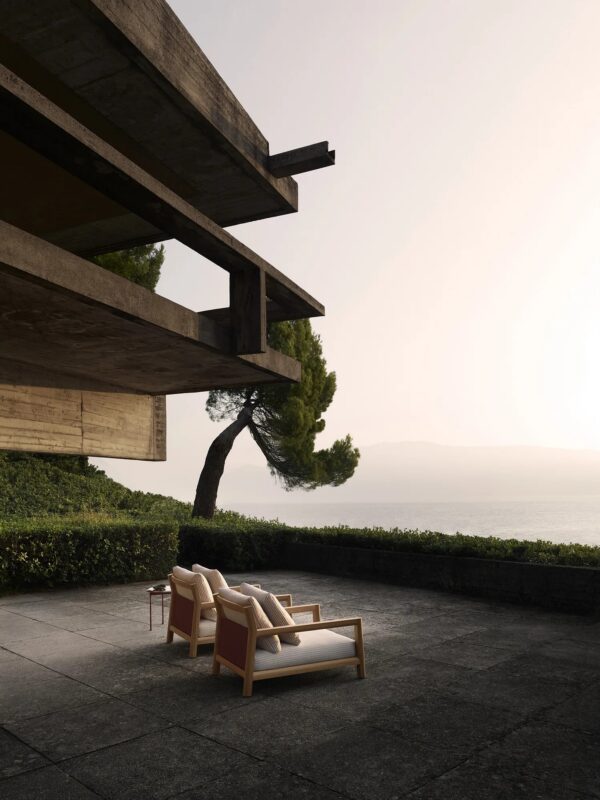 Gartensessel aus Teakholz mit Armlehnen | B&B Italia Outdoor | Pablo - Image 7