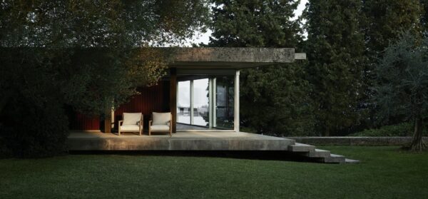 Gartensessel aus Teakholz mit Armlehnen | B&B Italia Outdoor | Pablo - Image 3