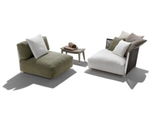 Gepolsterter Gartensessel | Flexform | Vulcano