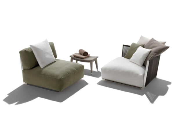 Gepolsterter Gartensessel | Flexform | Vulcano