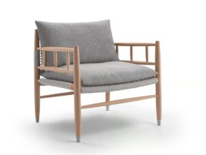 Gartensessel aus Irokoholz mit Armlehnen | Flexform | Lee Outdoor