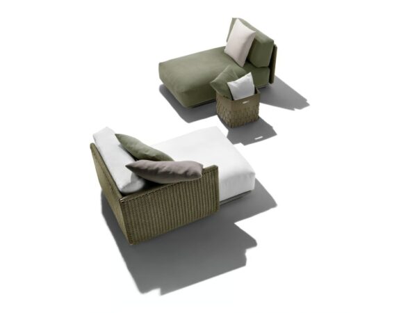 Récamiere für den Garten aus Stoff | Flexform | Eddy