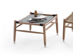 Rechteckiger Couchtisch aus Irokoholz | Flexform | Tessa Outdoor