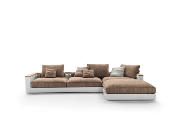Garten Anbausofa mit Récamiere | Flexform | Freeport - Image 2