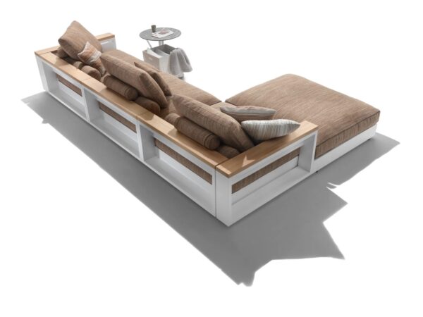 Garten Anbausofa mit Récamiere | Flexform | Freeport - Image 5