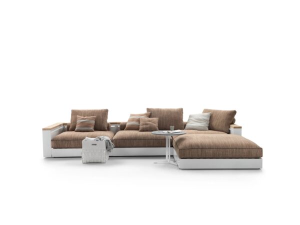 Garten Anbausofa mit Récamiere | Flexform | Freeport - Image 3