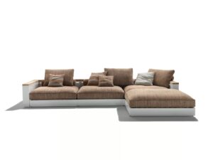 Garten Anbausofa mit Récamiere | Flexform | Freeport