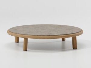 Niedriger runder Couchtisch | Kettal | Giro