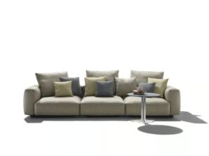 3-er Garten Anbausofa aus Stoff | Flexform | Grandemare