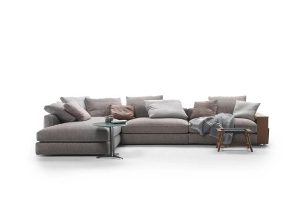 Sofa aus Stoff mit Récamiere | Flexform | Harper - Image 4