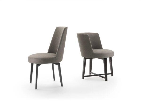 Gepolsterter Stuhl aus Stoff | Flexform | Hera - Image 5