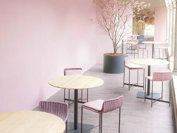 Gartenhocker aus Technischem Gewebe | Paola Lenti | Heron