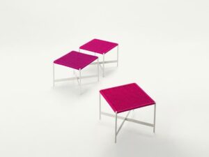 Niedriger Gartenhocker aus Stoff | Paola Lenti | Heron