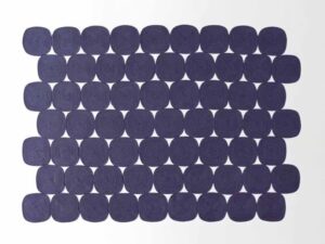 Rechteckiger geometrischer Teppich aus Seil | Paola Lenti | High Tech