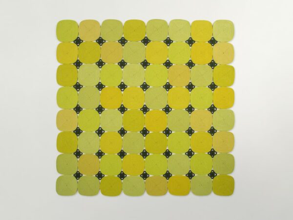 Quadratischer geometrischer Teppich aus Seil | Paola Lenti | High Tech - Image 2