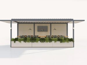 Freistehende Terrassenüberdachung | Kettal | Pavilion O