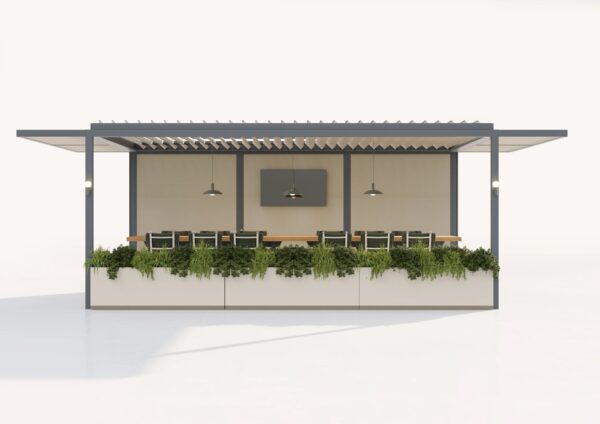 Freistehende Terrassenüberdachung | Kettal | Pavilion O