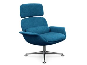 Drehbarer Sessel aus Stoff mit hoher Rückenlehne | Knoll | KN