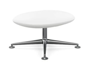 4-Speichen- Fussbank aus Leder | Knoll | KN