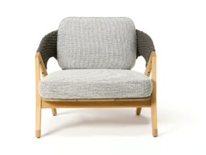 Gartensessel aus Teakholz mit Armlehnen | Ethimo | Knit