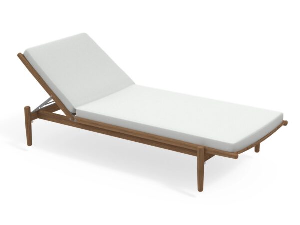 Verstellbarer Gartenliege aus Teakholz | RODA | Levante