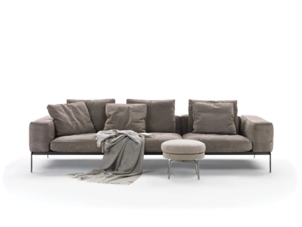 3-Sitzer Sofa aus Stoff mit abnehmbarem Bezug | Flexform | Lifesteel - Image 2
