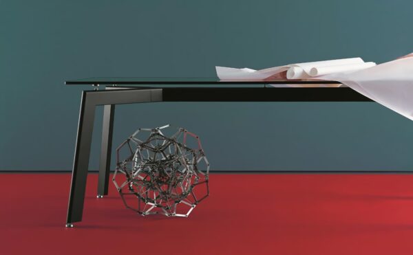 Tisch aus Stahl und Glas | Desalto - Image 4