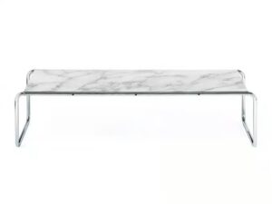 Rechteckiger Couchtisch aus Marmor | Knoll | Laccio