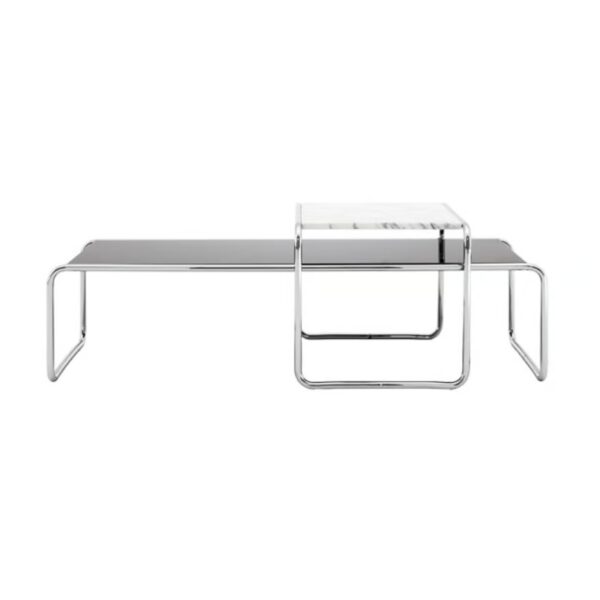 Rechteckiger Couchtisch aus Marmor | Knoll | Laccio - Image 2