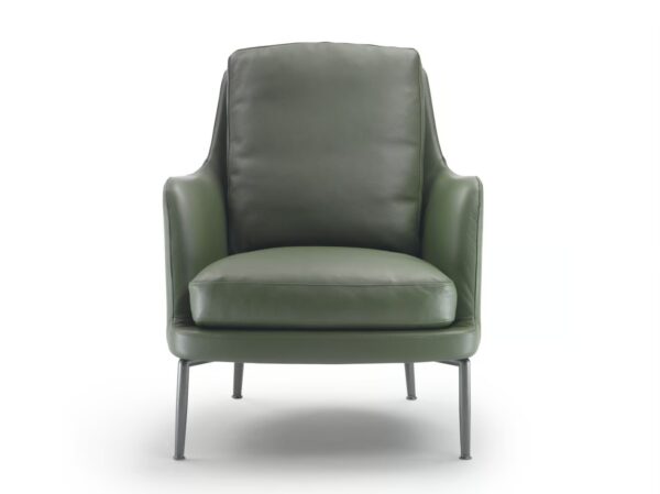 Sessel aus Leder mit Armlehnen | Flexform | Marley - Image 3