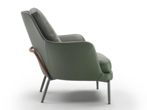 Sessel aus Leder mit Armlehnen | Flexform | Marley - Image 2