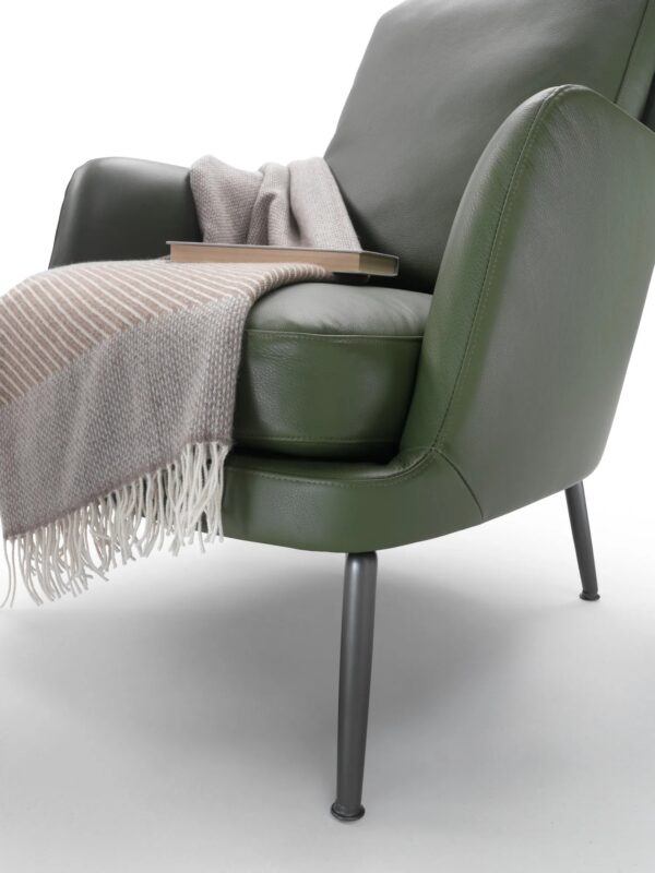Sessel aus Leder mit Armlehnen | Flexform | Marley - Image 6