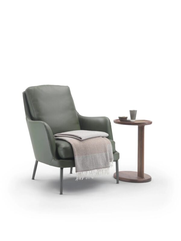 Sessel aus Leder mit Armlehnen | Flexform | Marley - Image 5