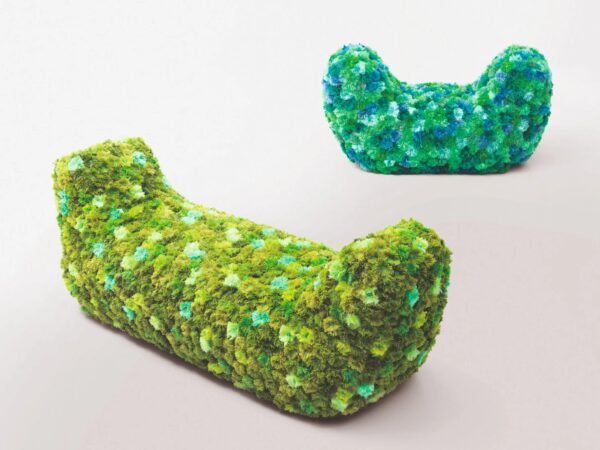 Sitzpuff aus Filz mit abnehmbarem Bezug | Paola Lenti | Metamorfosi - Image 3