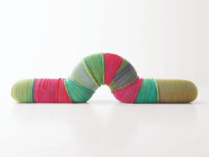 Sitzpuff aus Filz mit abnehmbarem Bezug | Paola Lenti | Metamorfosi
